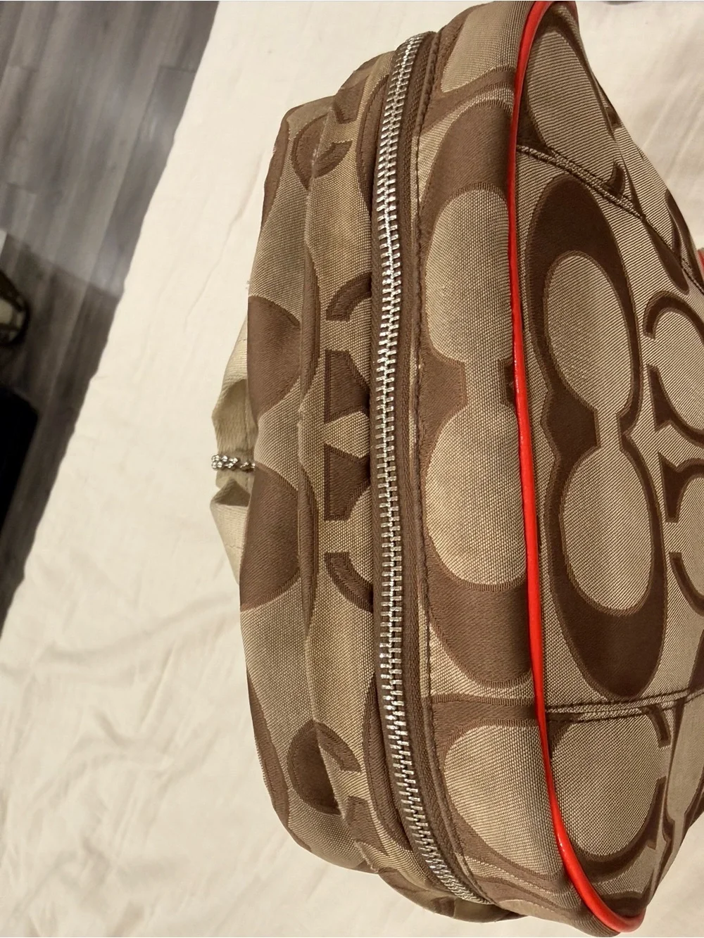 Coach signature large C backpack authentic